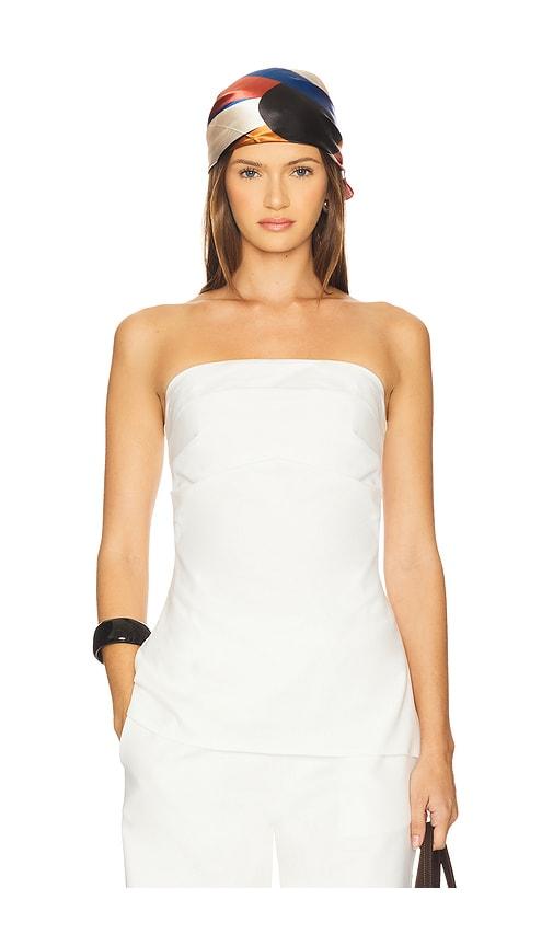 sndys mimi longline top in white. - size l (also in m)