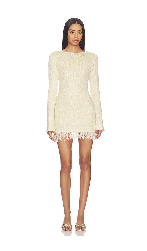 sndys monroe multiway knit mini dress in beige. - size m (also in s, xxl)