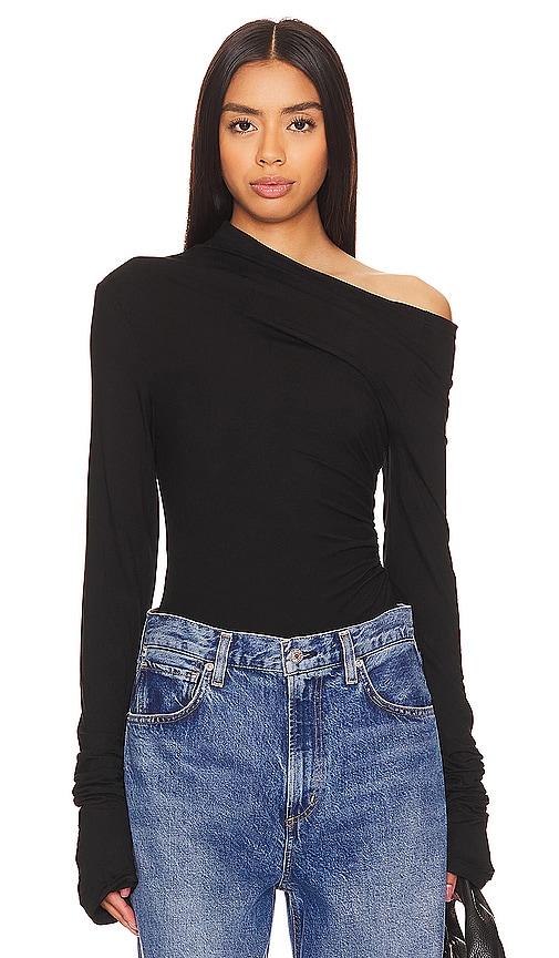 sndys nyah bodysuit in black. - size l (also in xxs, xs, s, m, xl, xxl)