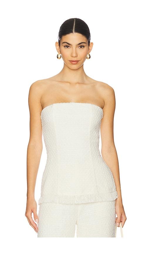 sndys piper top in white. - size m (also in xs)