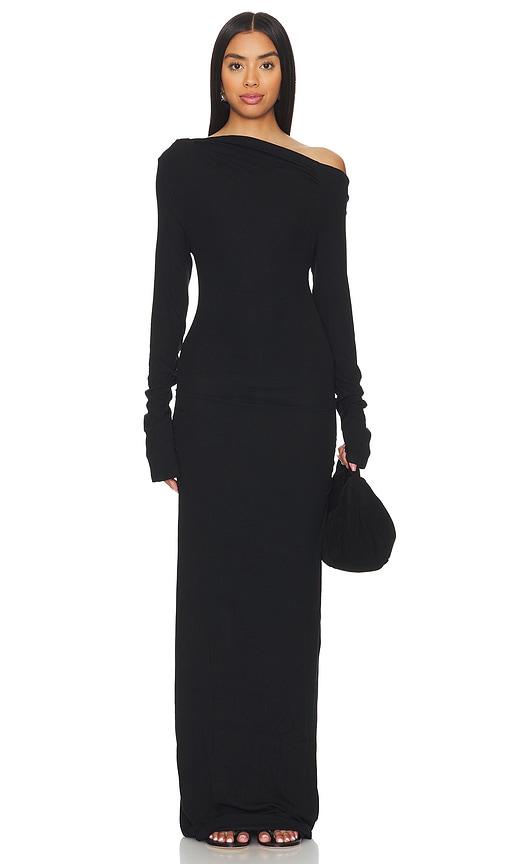 sndys reyna maxi dress in black. - size l (also in xxs, xs, s, m, xxl)