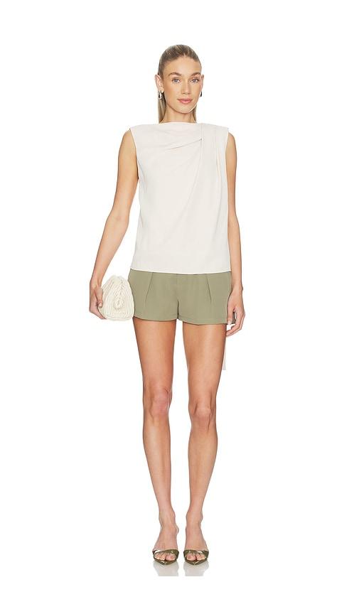 sndys riley top in cream. - size l (also in s, xs, m, xl)