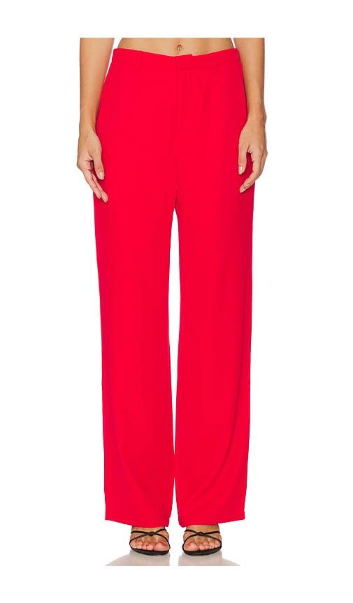 sndys roma pant in red. - size l (also in s, xs, xxl)