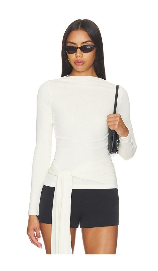 sndys saria top in white. - size m (also in s, xs)