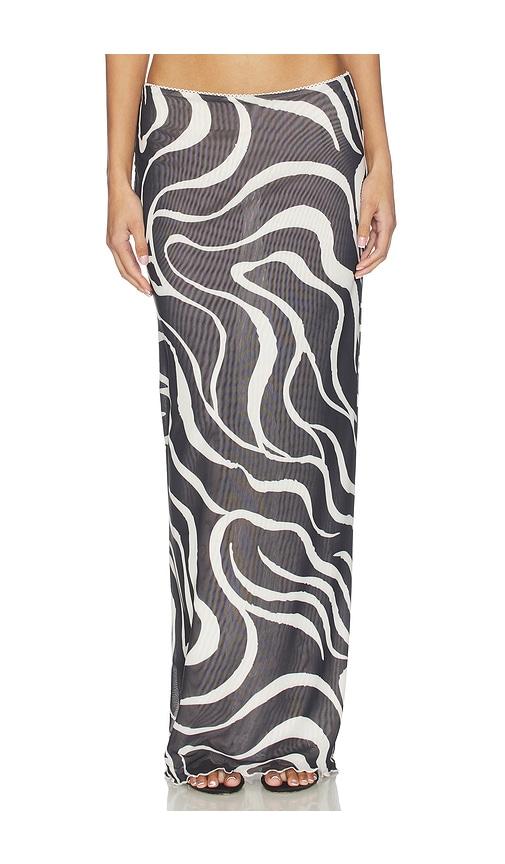 sndys savannah maxi skirt in black. - size l (also in xs, xl)