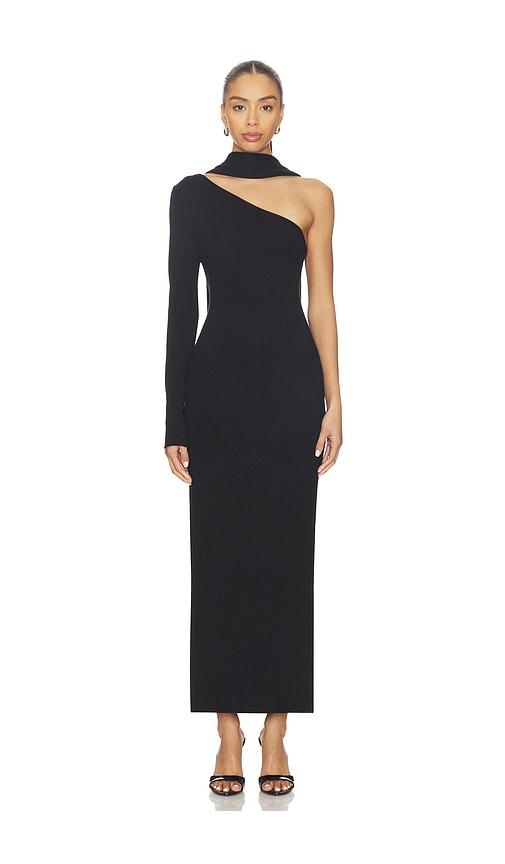 sndys selma knit maxi dress in black. - size s (also in xs)