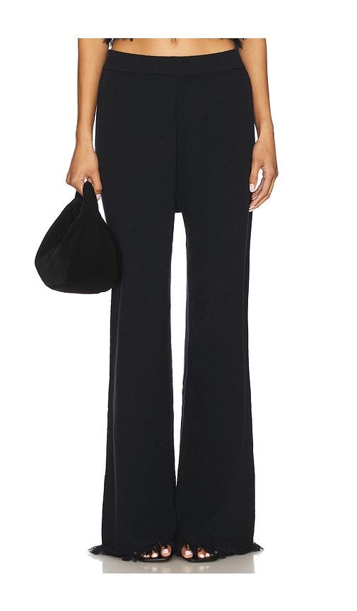 sndys skyler knit pant in black. - size l (also in xxs, xs, s, m, xxl)