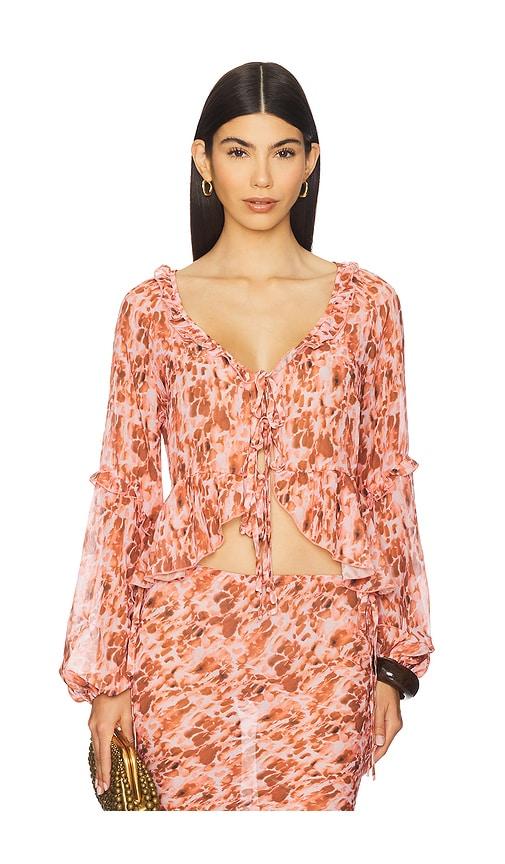 sndys st. ives top in pink. - size l (also in xs, s)