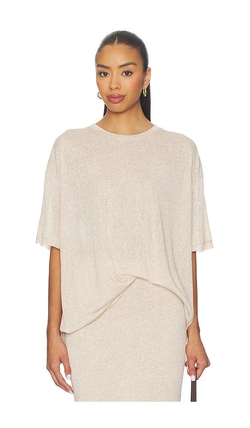 sndys tilde t-shirt in beige. - size m (also in xxs, xs, s, xl, xxl)