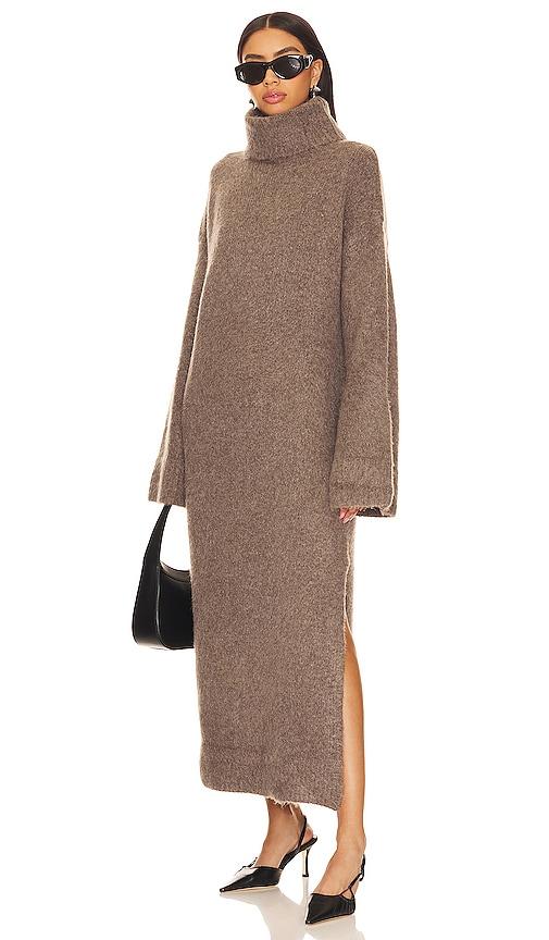 sndys willow sweater dress in grey. - size l (also in xxs, xs, s, m, xl)