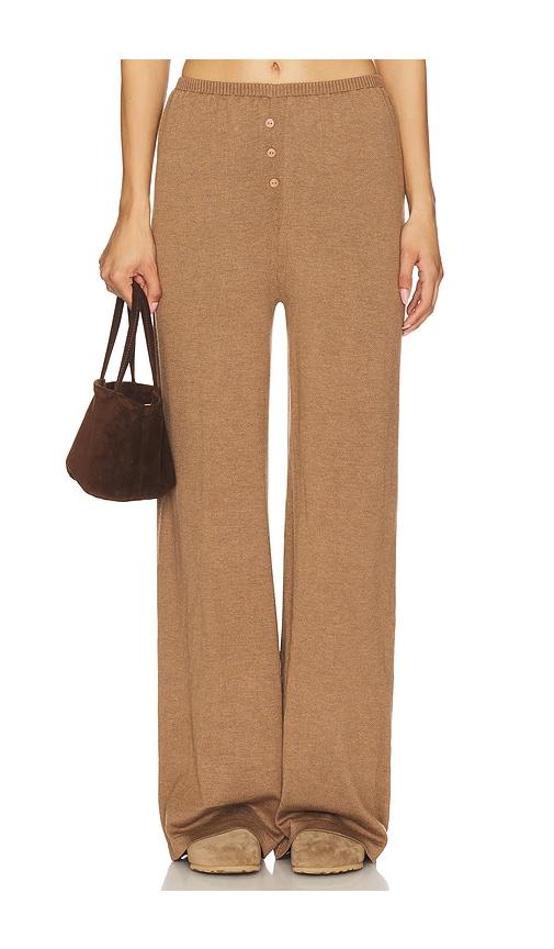 sndys x revolve august pants in brown. - size l (also in xxs, xs, s, m, xl, xxl)