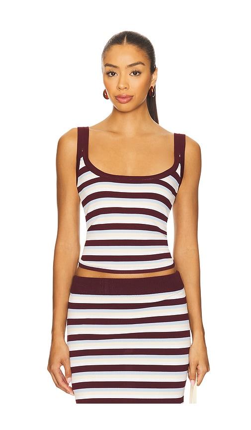sndys x revolve charleston top in white. - size l (also in m, s, xl, xs, xxl, xxs)