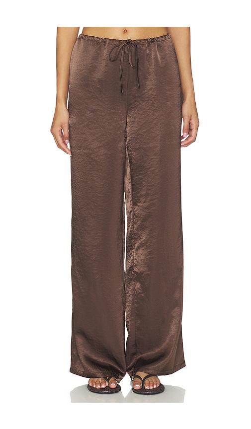 sndys x revolve dove pant 2.0 in chocolate. - size l (also in xs, s, m)