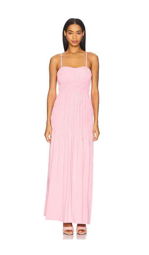 sndys x revolve ingrid maxi dress in pink. - size l (also in m, s, xl, xs)