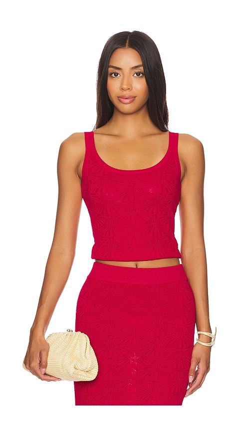 sndys x revolve josefina top in red. - size l (also in xl, xxl)