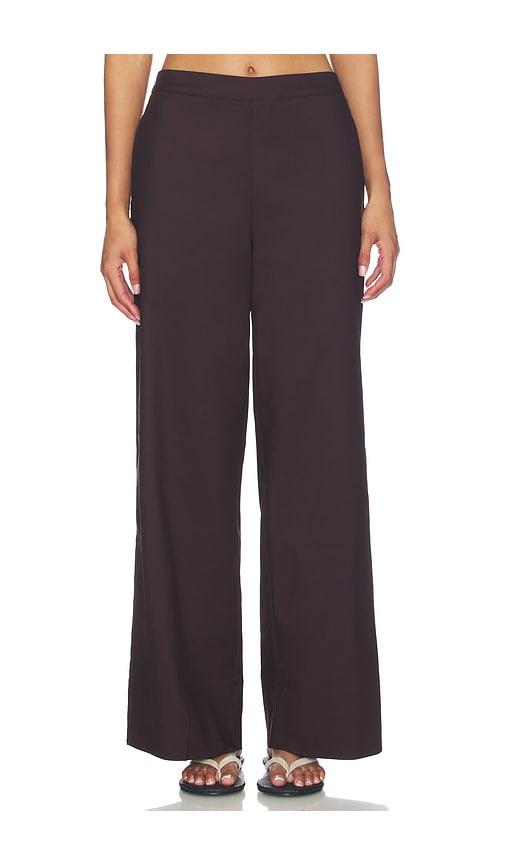 sndys x revolve mimi pant in chocolate. - size l (also in xxs, xs, s, m, xl, xxl)