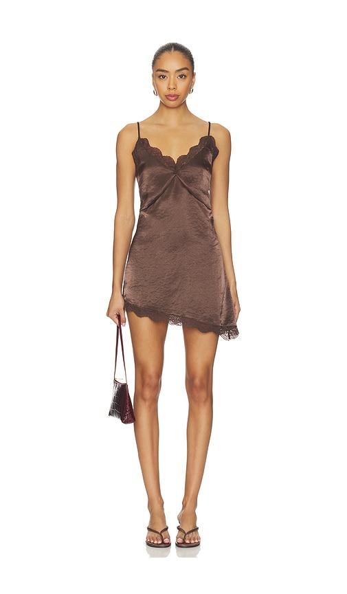 sndys x revolve toni tunic in chocolate. - size m (also in s)