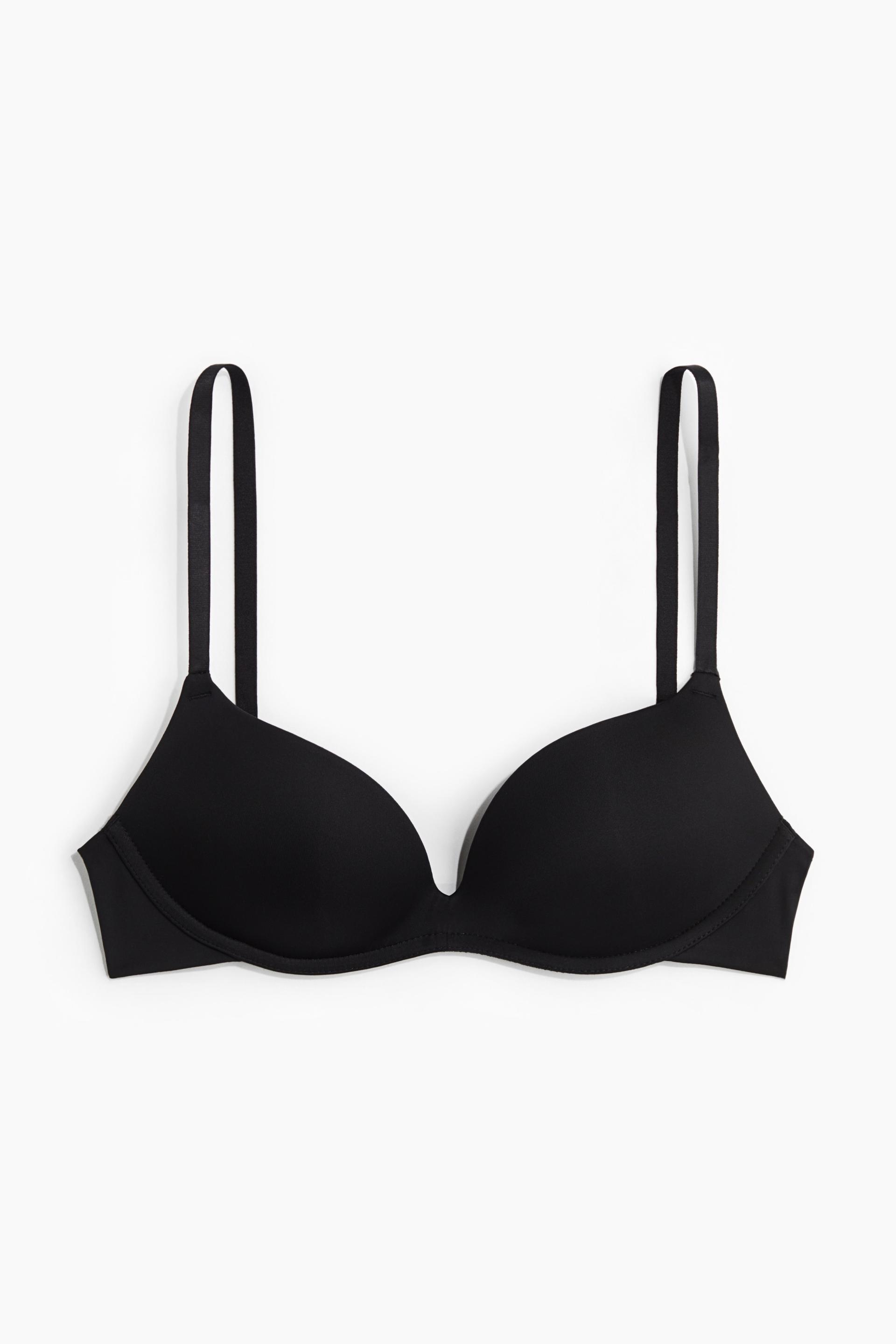 soft-cup microfiber push-up bra