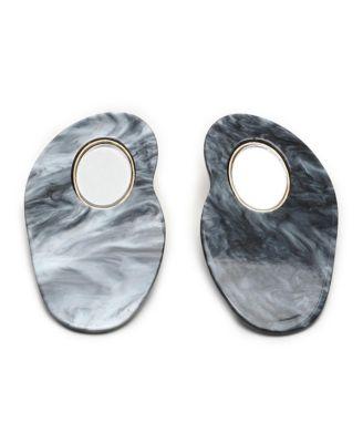 sohi womens marble drop earrings