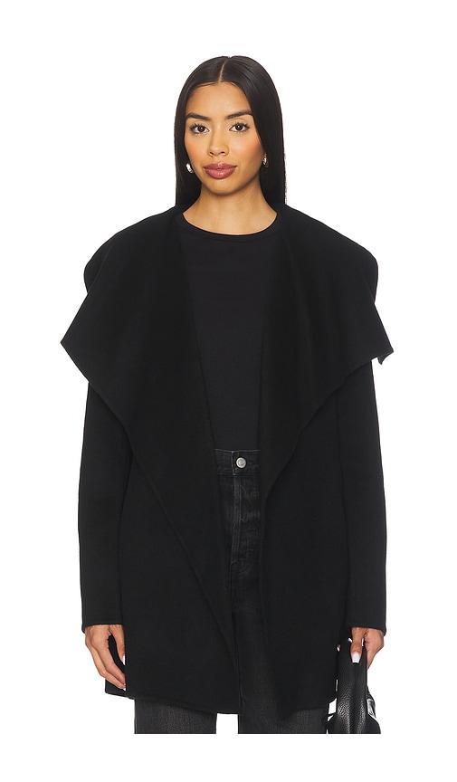 soia & kyo bridgette coat in black. - size m (also in s)