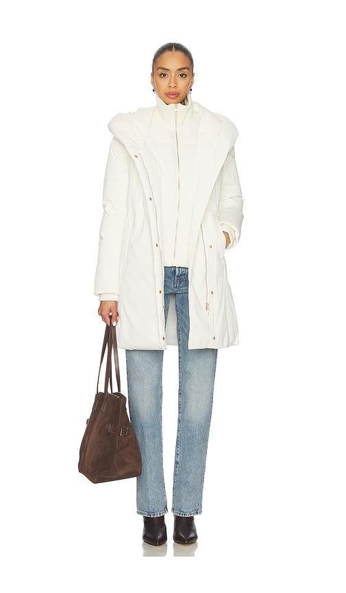 soia & kyo camelia jacket in white. - size m (also in xxs)