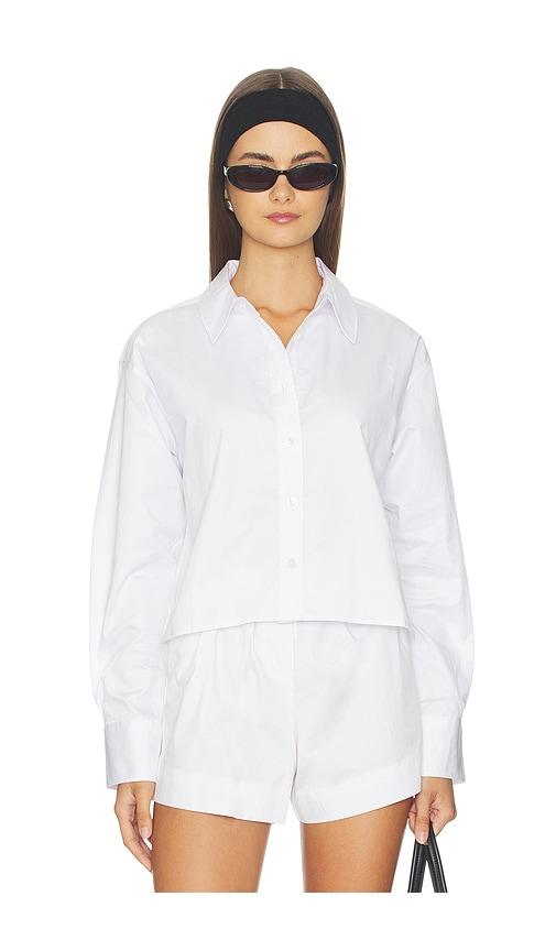 sold out nyc the cropped everything shirt in white. - size m (also in xs, s)