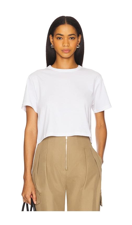 sold out nyc the cropped perfect tee in white. - size l (also in s)