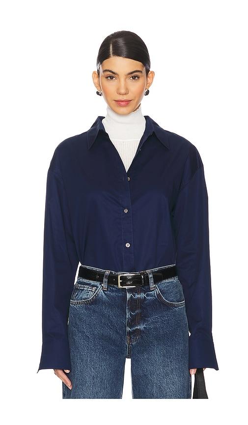 sold out nyc the everything shirt in navy. - size l (also in xs, s, m)