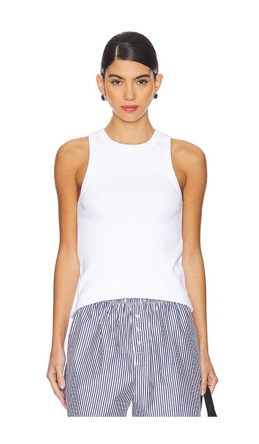 sold out nyc the not so basic tank in white. - size l (also in xs, s, m, xl)