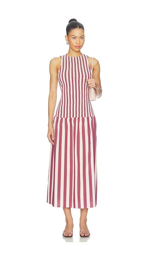 solid & striped the arlin dress in multi. - size l (also in m, s, xl, xs)