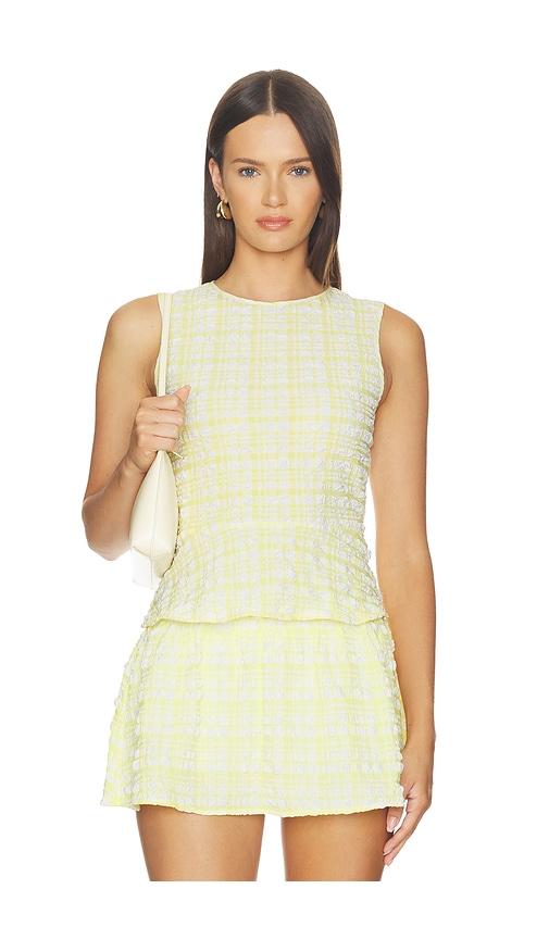 solid & striped the brinley top in yellow. - size l (also in xs, s, m)
