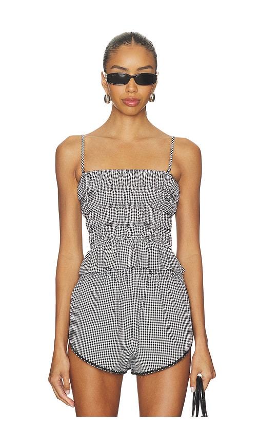 solid & striped the delilah top in black. - size l (also in xs, xl)