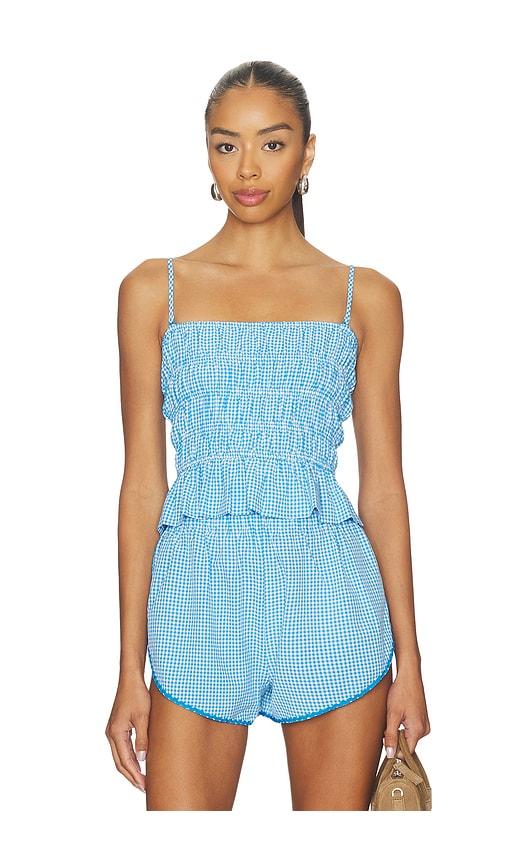 solid & striped the delilah top in blue. - size l (also in m, xl)