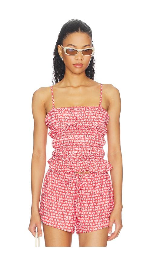 solid & striped the delilah top in red. - size m (also in s, xs)