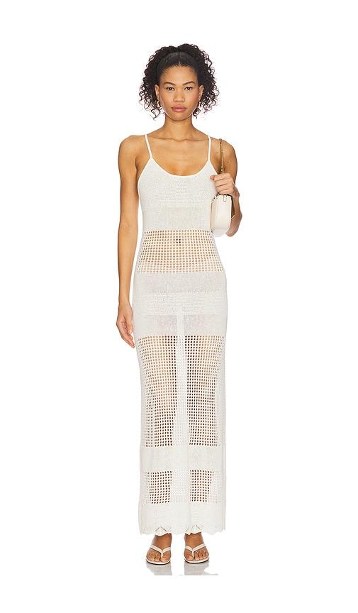 solid & striped the felice dress in white. - size l (also in m)