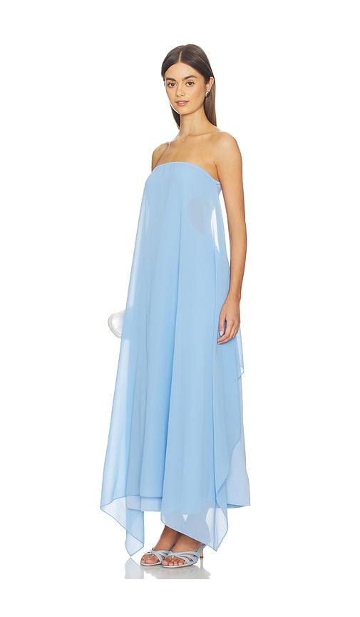 solid & striped the indira dress in blue. - size l (also in s)