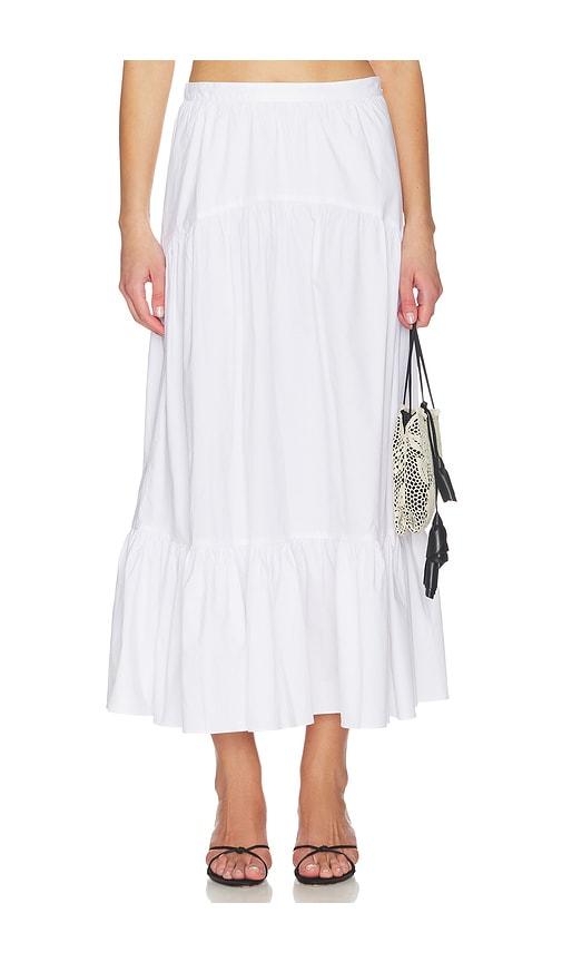 solid & striped the indra skirt in white. - size l (also in m, s, xl)