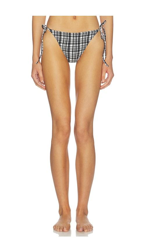 solid & striped the iris bikini bottom in black. - size l (also in m, s, xl, xs)