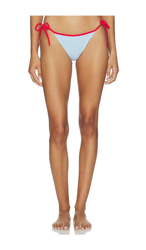 solid & striped the iris bikini bottom in blue. - size s (also in xs)