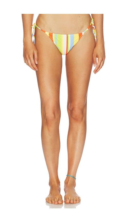 solid & striped the iris bikini bottom in yellow,blue. - size l (also in s, xl)