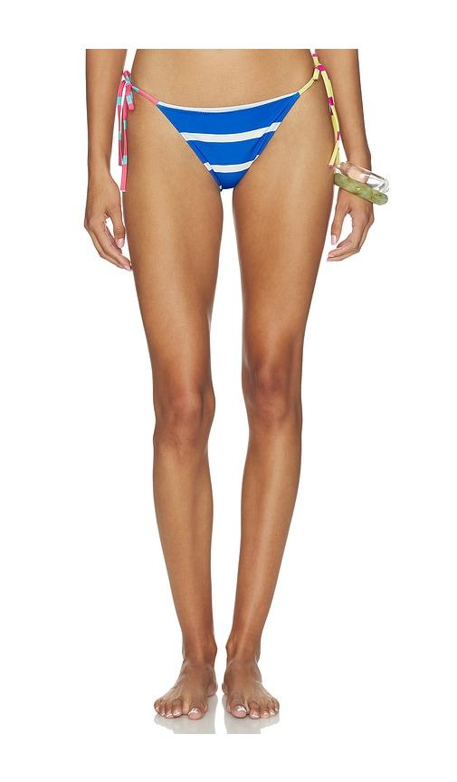 solid & striped the iris reversible bikini bottom in blue. - size m (also in s, xs)