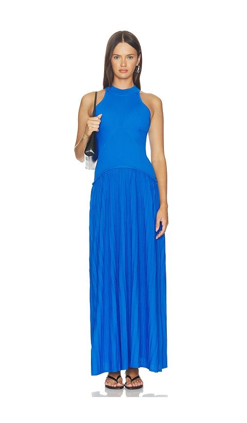 solid & striped the isola dress in blue. - size m (also in s, xs)