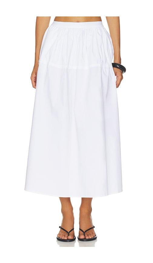 solid & striped the ivy skirt in white. - size l (also in m, xl)