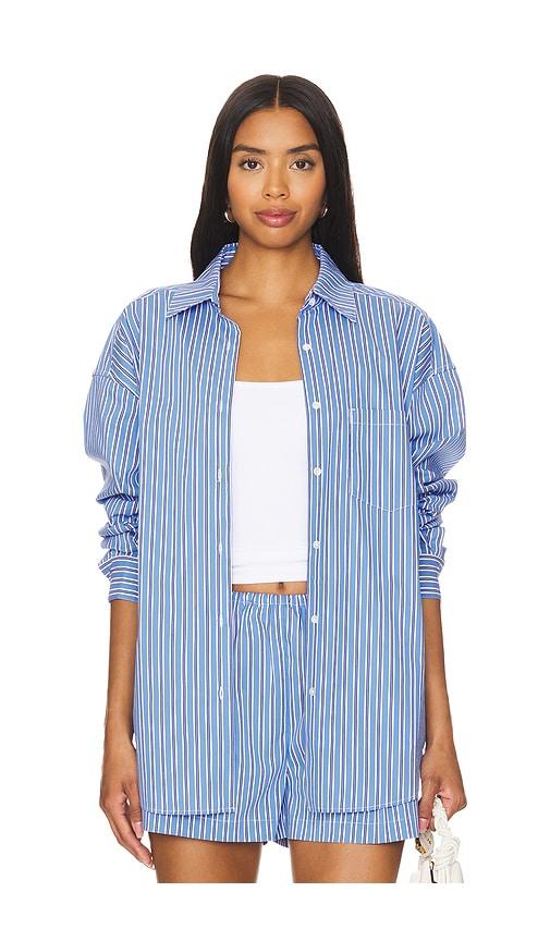 solid & striped the jancy blouse in blue. - size xl (also in l)