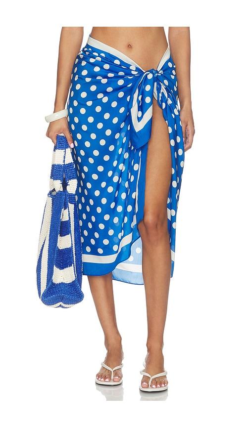 solid & striped the long pareo in blue.