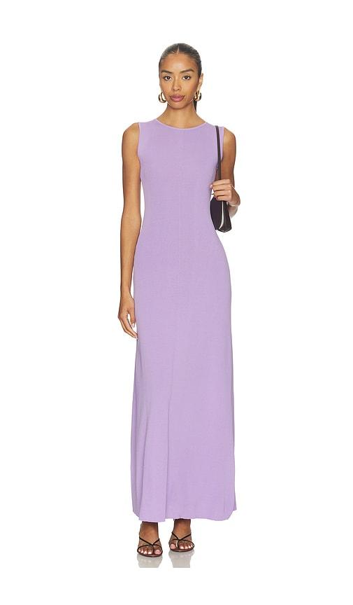 solid & striped the lucerne dress in purple. - size l (also in m)