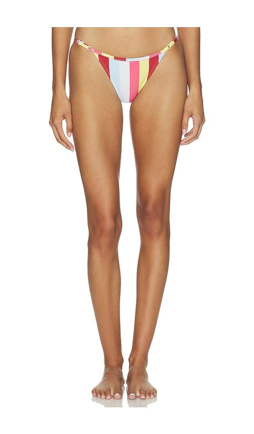 solid & striped the lulu bikini bottom in pink. - size l (also in xs, s, m, xl)