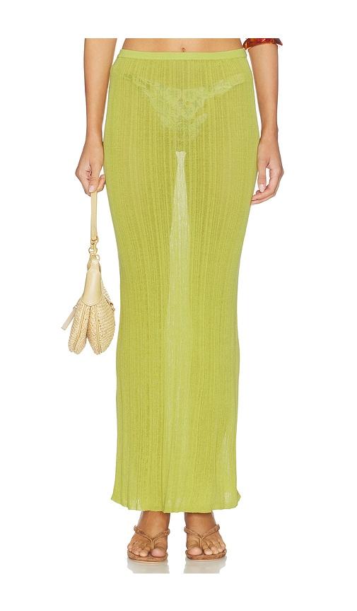 solid & striped the rianne skirt in green. - size m (also in xs, s)