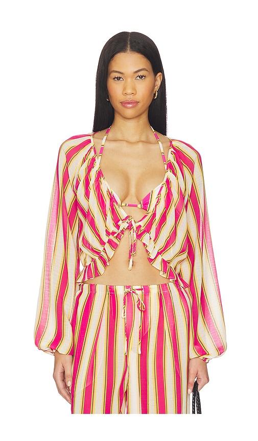 solid & striped the seraphina top in orange. - size m (also in s)