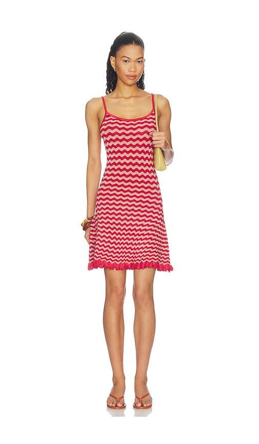 solid & striped the talia dress in red. - size m (also in s, xs)